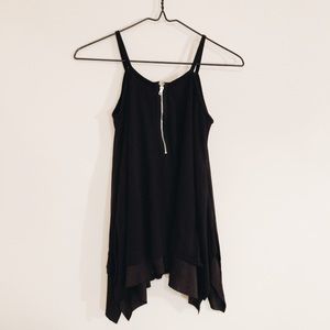 Black tank top